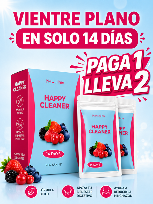 Happy Cleaner — Polvo Depurativo Natural de Frutos Rojos