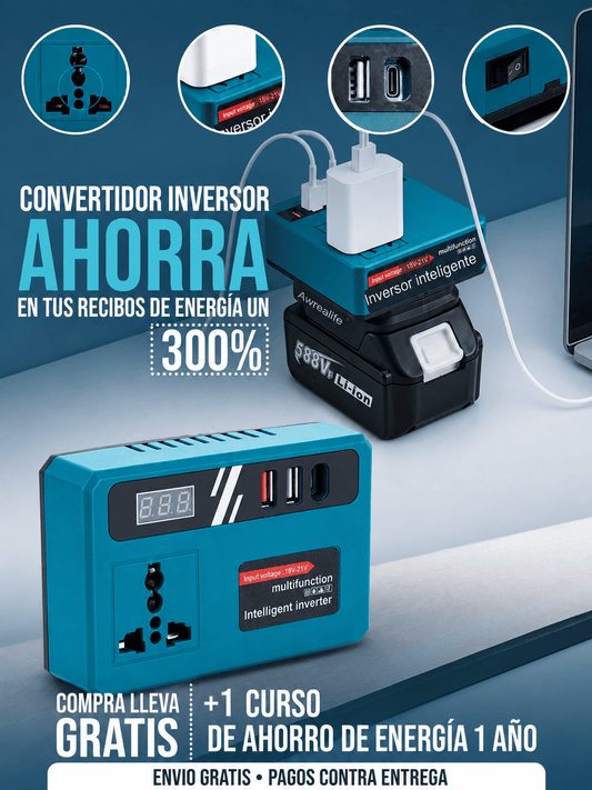 CONVERTIDOR INVERSOR DE CORRIENTE