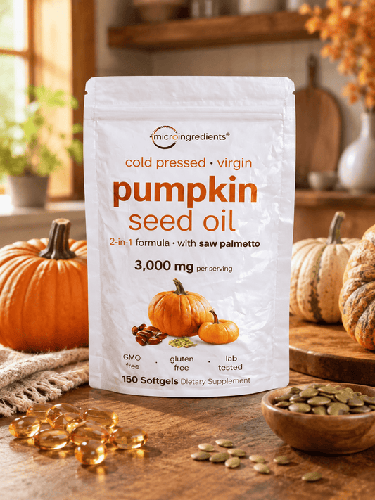 Cápsulas blandas de Aceite de Semilla de Calabaza con Saw Palmetto - Vive mejor