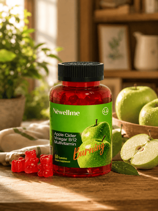 Gomitas con Vinagre de Manzana y Vitamina B12 🍎 Reseteo Abdominal - Fórmula 2400mg