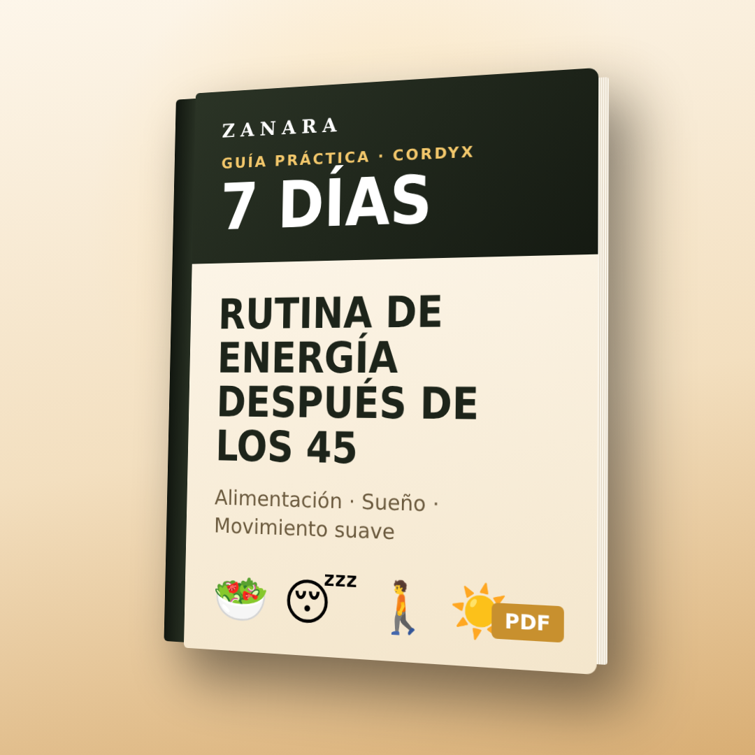 🎁 Rutina de energía 7 días – Cordyx (Regalo)