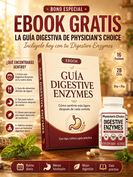 ENZIMAS DIGESTIVAS 16-EN-1 — ADIÓS HINCHAZÓN DESPUÉS DE COMER