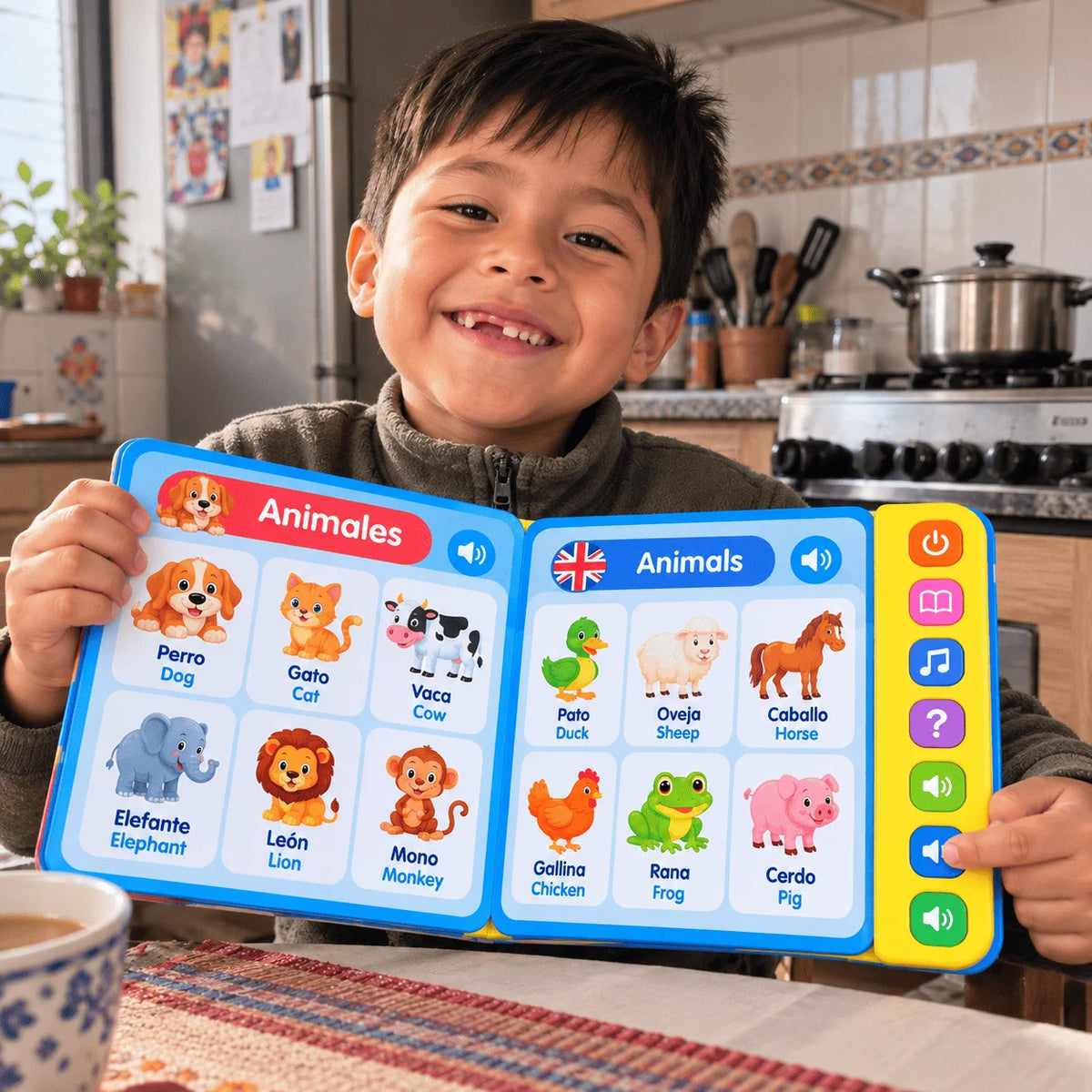 ¡Adiós Celular! El Libro Que Le Enseña 2 Idiomas A Tu Hijo Jugando