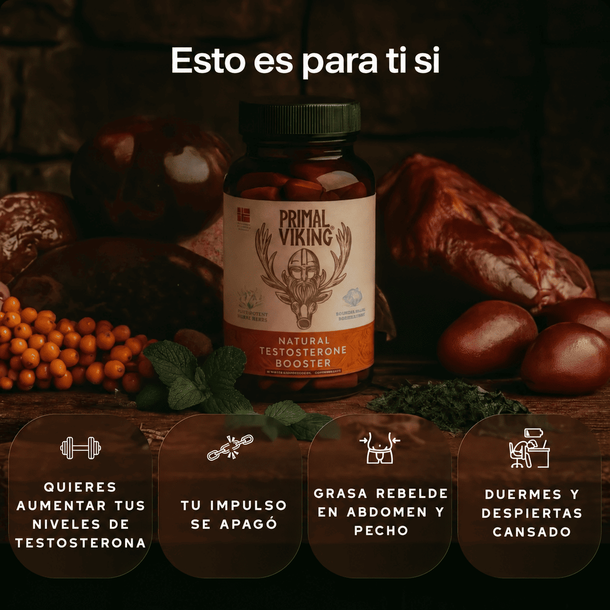 Primal Viking: Potenciador de Testosterona Ancestral