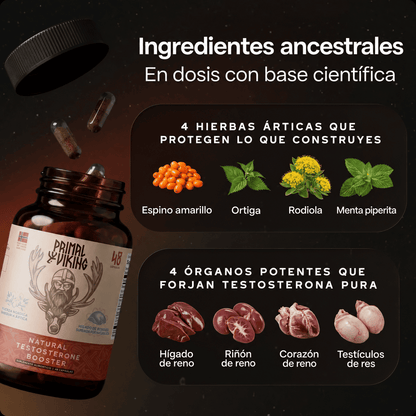 Primal Viking: Potenciador de Testosterona Ancestral
