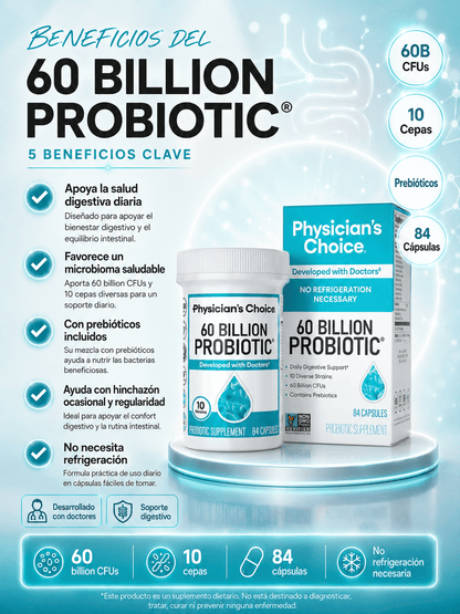 Probióticos 10 en 1 – Recupera el equilibrio de tu flora intestinal