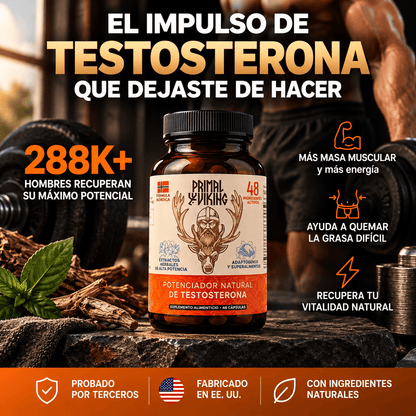 Primal Viking: Potenciador de Testosterona Ancestral