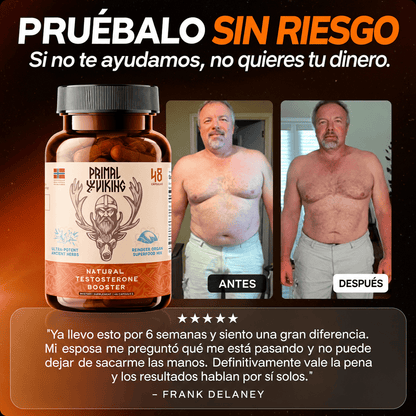 Primal Viking: Potenciador de Testosterona Ancestral