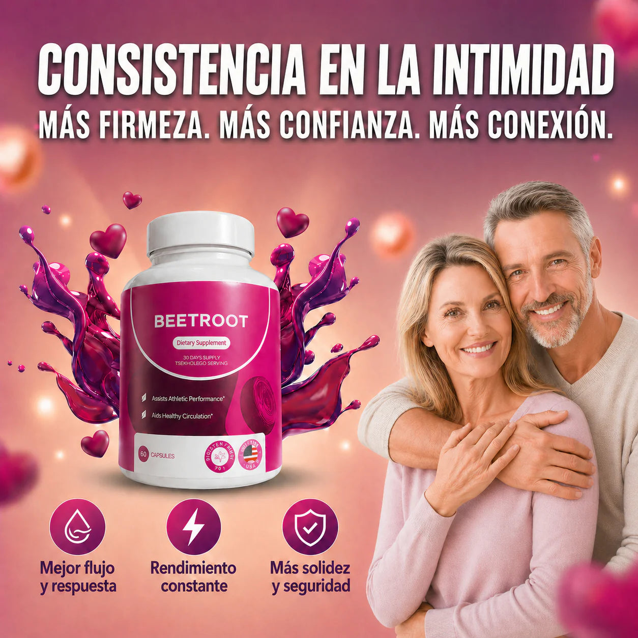 Beetroot Cápsulas (1300mg) - 60 Cápsulas